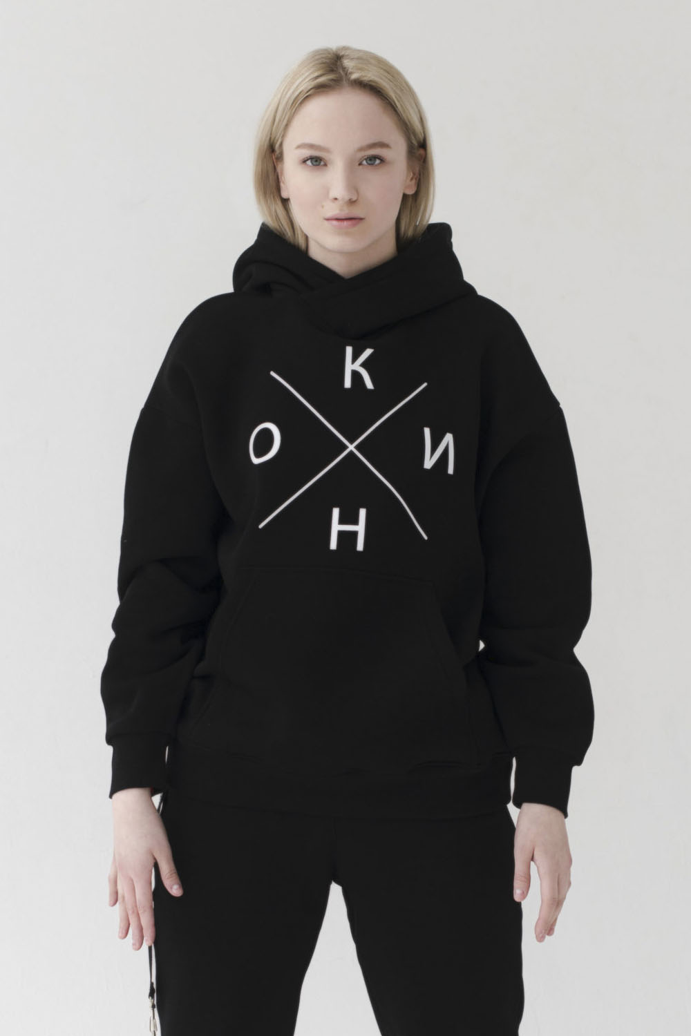 Худи "КИНО" черная L в магазине RentaPhoto.Store