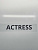 Термонаклейка "ACTRESS" в магазине RentaPhoto.Store
