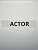 Термонаклейка “ACTOR” в магазине RentaPhoto.Store