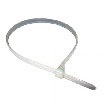 Стяжка нейлоновая 250x3.6мм - 100 шт. белая